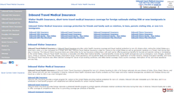Desktop Screenshot of inboundtravelinsurance.com